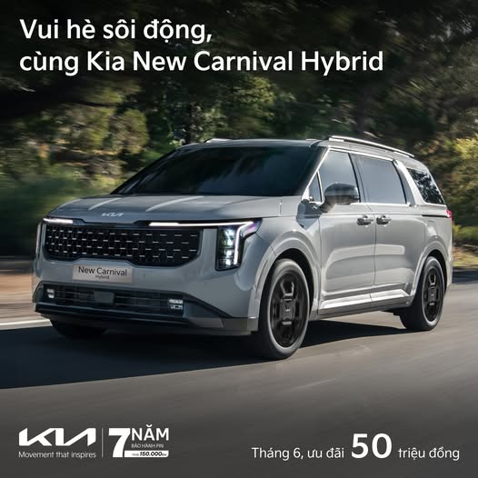 CHÀO HÈ SÔI ĐỘNG CÙNG KIA NEW CARNIVAL HYBRID TẠI KIA TÂN SƠN NHẤT
