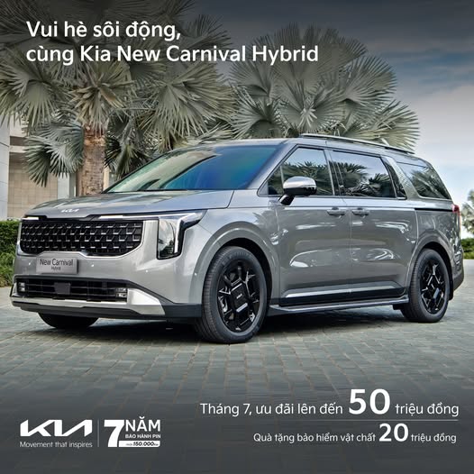 CHÀO HÈ SÔI ĐỘNG CÙNG KIA NEW CARNIVAL HYBRID TẠI KIA TÂN SƠN NHẤT