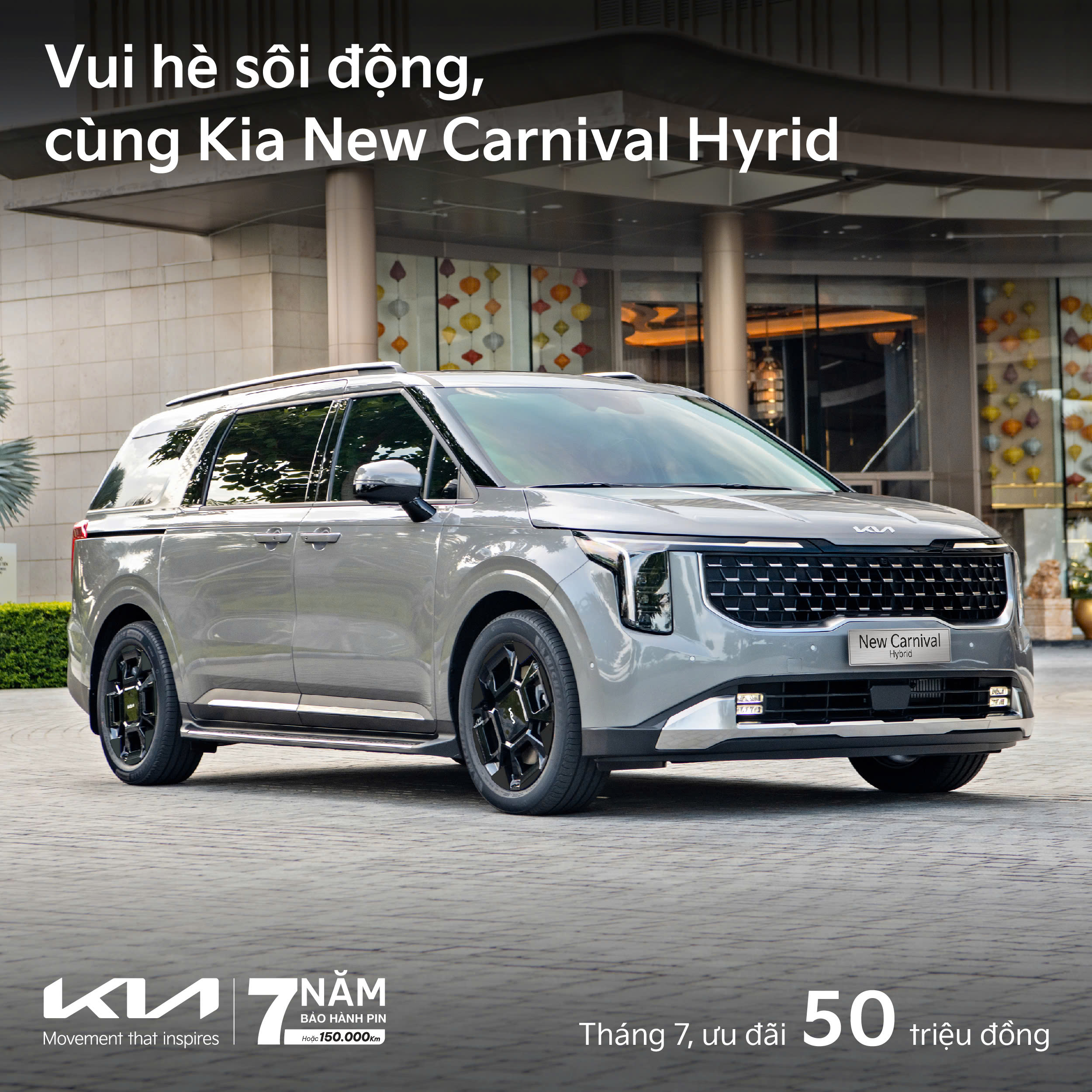 CHÀO HÈ SÔI ĐỘNG CÙNG KIA NEW CARNIVAL HYBRID TẠI KIA TÂN SƠN NHẤT